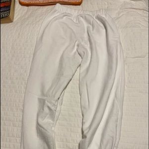 Brandy Melville Sweatpants (White)